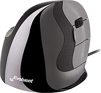 【中古】【輸入品・未使用】Evoluent VerticalMouse D Large ブラック、シルバー、グレー。|スカイマーケットプラス