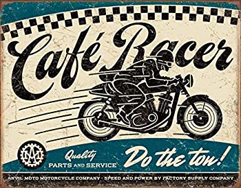 【中古】【輸入品・未使用】ブリキ看板 プレート Cafe Racer　カフェレーサー｜スカイマーケットプラス