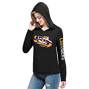 【中古】【輸入品・未使用】'47 NCAA LSU Tigers レディース ファーストチーム プルオーバーフード、ジェットブラック、L｜スカイマーケットプラス