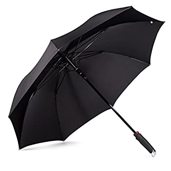 【中古】【輸入品・未使用】LifeTek New Yorker 54インチ 防風自動オープンゴルフ傘 - 大型キャノピー - 防風 全天候 スポーツ 雨 日光 強くて丈夫なスティック傘 男女兼用
