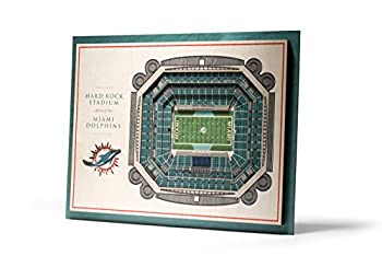 【中古】【輸入品・未使用】YouTheFan NFL ユニセックス NFL 5層 スタジアムビュー 3D ウォールアート 17%ﾀﾞﾌﾞﾙｸｫｰﾃ% x 13%ﾀﾞﾌﾞﾙｸｫｰﾃ% x 5/8%ﾀﾞﾌﾞﾙｸｫｰﾃ% ブラウン 20,861円