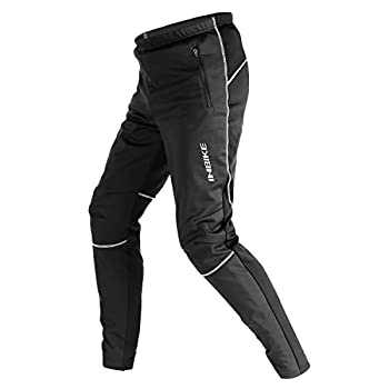 【中古】【輸入品・未使用】INBIKE 冬用サイクリングパンツ メンズ ランニングパンツ ジャケット 防風パンツ 保温 Mサイズ ブラック