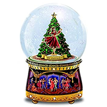 【中古】【輸入品・未使用】クララとNutcracker Musical Glitter Globe Plays Dance of the Sugar Plum Fairy by The Bradford Exchange