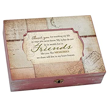 【中古】【輸入品・未使用】Cottage Garden Friends Memories Share Forever パスポート デコパージュ オルゴール 「That's What Friends are for