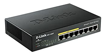 【中古】【インポート品・未当て嵌める】D-Link DGS-1008P 8PORT UNMANAGED 10/100/1000 4PORT POE ENET RJ45 パソコン・周辺機器-その他