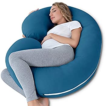 【中古】【輸入品・未使用】INSEN Pregnancy Body Pillow with Jersey Cover%ｶﾝﾏ%C Shaped Full Body Pillow for Pregnant Women