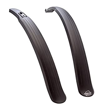 【中古】【インポート品・未当て嵌める】Planet Bike Clip-On Front and Rear Bike Fender Set (Hybrid/Road) by Planet Bike
