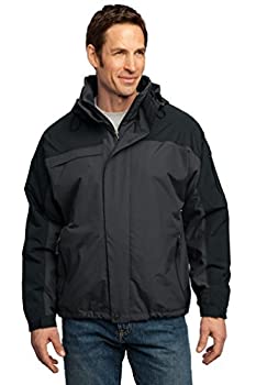 【中古】【インポート品・未当て嵌める】Port Authority メンズ Nootka 上衣 US 大きさ: Medium 色合い: 薄墨色