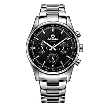 【中古】【輸入品・未使用】CASIMAメンズ時計クォーツ自動日付シルバーステンレススチールストラップウォッチcr-5114-s7｜スカイマーケットプラス