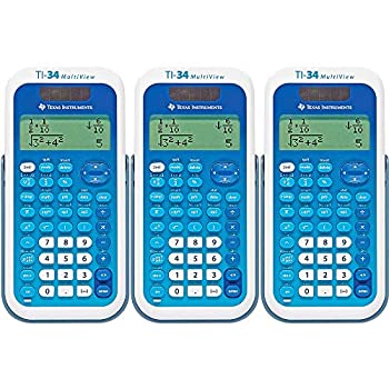 【中古】【輸入品・未使用】ti-34?Multiview Scientific Calculator、16桁LCD 3 Pack｜スカイマーケットプラス