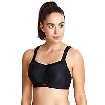 【中古】【輸入品・未使用】PANACHE(パナシェ） スポーツブラ/Sports Bra 大きいサイズに最強のスポーツブラ 32(ブラック) DD