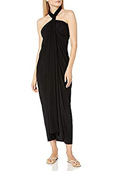【中古】【輸入品・未使用】Norma Kamali レディース アーニー スカーフ カバーアップ US サイズ: One Size カラー: ブラック|スカイマーケットプラス