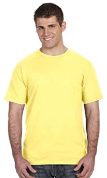 【中古】【輸入品・未使用】Anvil メンズファッションフィットTシャツ - スプリングイエロー - M｜スカイマーケットプラス