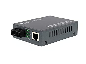 【中古】【インポート品・未当てはめる】Networx ギガビットファイバーメディアコンバータ - UTPから1000Base-SX - SCマルチ流行り物 550m 850航空マイル