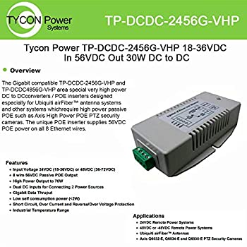 【中古】【インポート品・未当てはめる】Tycon Systems Inc TP-DCDC-2456G-VHP 18-36vdc インチ 56vdc Out 70w DC ??????