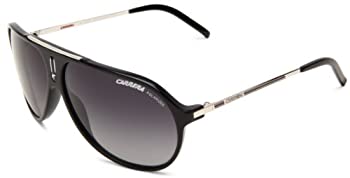 【中古】【輸入品・未使用】Carrera Hot/P/S CSA Black Polarized Aviator Sunglasses