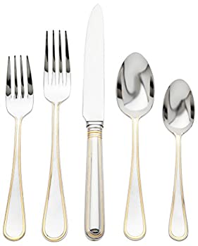 【中古】【インポート品・未当て嵌める】Ricci Argentieri 18?/ 10アスコットゴールドプレート5?Piece Set