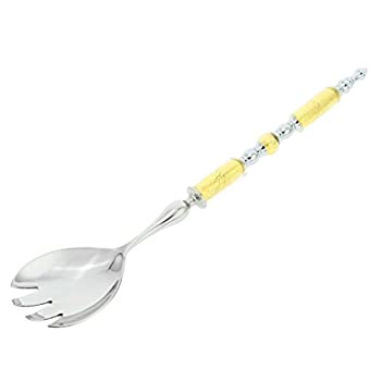 【中古】【インポート品・未当て嵌める】GlassOfVeniceイタリア共和国語ムラーノガラスサラダフォーク???ゴールド その他-キッチン用品・食器・調理器具