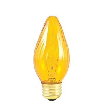 【中古】【輸入品・未使用】Bulbrite 421240 - 50PK - 40W - F15 - E26口金 - 130V - 2600K - 2%ｶﾝﾏ%500時間 - アンバー - フィエスタ白熱シャンデリア電球