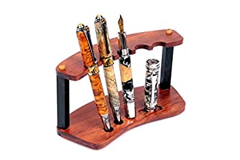 【中古】【インポート品・未当て嵌める】ラウンド5書き込みBubinga andエボニーUpright書き込み照明ランプ