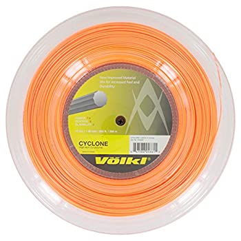【中古】【インポート品・未当て嵌める】Cyclone 16G Tennis String Reel Fluo Orange
