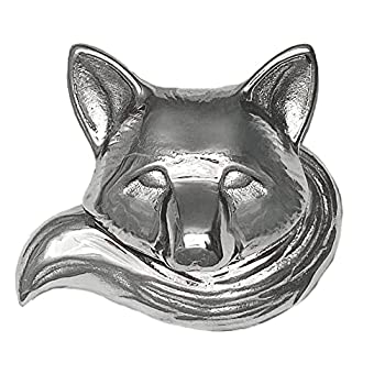 【中古】【輸入品・未使用】Foxドアノッカー???ニッケルシルバー(プレミアムサイズ)