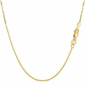 【中古】【輸入品・未使用】14K ソリッドイエローまたはホワイトゴールド 1.00mm シャイニーダイヤモンドカット グルメットチェーンネックレス ペンダントとチャーム用 ロブ