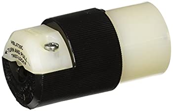 【中古】【インポート品・未当てはめる】Hubbell HBL4729C Locking Connector%ｶﾝﾏ% 15 amp%ｶﾝﾏ% 125V%ｶﾝﾏ% L5-15R%ｶﾝﾏ% Black/White(Pack of 10) by Hubbell