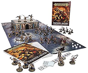 【中古】【輸入品・未使用】WARHAMMER AGE OF SIGMAR： THUNDER ＆ BLOOD (英)