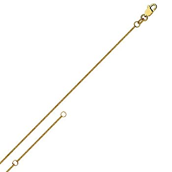 【中古】【インポート品・未当て嵌める】ウィートチェーン 14Kt ゴールド 真四角 ウィートチェーン ロブスターロック付き添い人 長さ18in