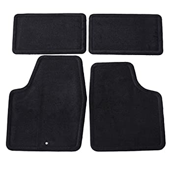 【中古】【輸入品・未使用】GMアクセサリー25795457前面と背面カーペットフロアマットin Ebony|スカイマーケットプラス