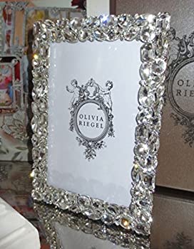 【中古】【インポート品・未当てはめる】Olivia Riegel Roxanneスワロフスキークリスタルフォトフレーム5?%ﾀﾞﾌﾞﾙｸｫｰﾃ% x 7?%ﾀﾞﾌﾞﾙｸｫｰﾃ%