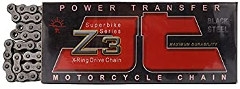 【中古】【輸入品・未使用】JT Sprockets ブラックスチール 104リンク JTC525Z3104RL 104リンク 超高耐久 Xリング ドライブチェーン (525Z3)