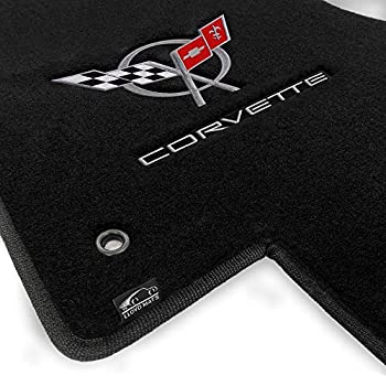 【中古】【輸入品・未使用】C5 コルベットマット 1997-2004 (ブラック、2個 - シルバー)。
