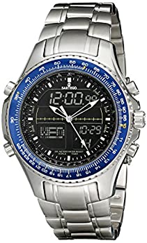 【中古】【輸入品・未使用】Sartego Men 's spw31?World Timerクオーツクロノグラフ腕時計