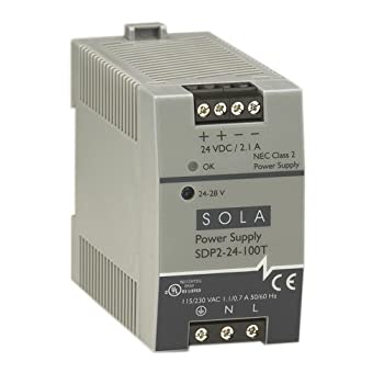 【中古】【輸入品・未使用】Sola/Hevi-Duty SDP2-12-100T DC Power Supply%カンマ% 10-12 VDC%カンマ% 3-2.5 Amp%カンマ% 43-67 Hz by Sola/Hevi-Duty画像