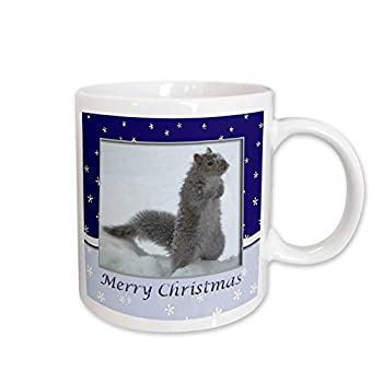 【中古】【輸入品・未使用】(440ml) - 3dRose Squirrel in The Snow%ｶﾝﾏ% Merry Christmas Ceramic Mug%ｶﾝﾏ% 440ml 24,501円