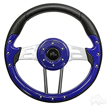 【中古】【輸入品・未使用】RHOX Aviator 4 ゴルフカートステアリングホイール(ブルー)