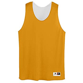 【中古】【インポート品・未当て嵌める】Augusta Sportswearメンズトリコットメッシュタンク M ゴールド