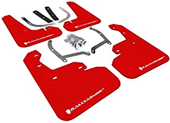 【中古】【輸入品・未使用】Rally Armor MF45-UR-RD/WH レッド ホワイト 泥よけ ロゴ付き (17+スバルインプレッサUR)