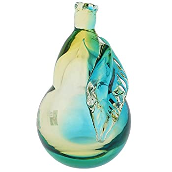 【中古】【輸入品・未使用】GlassOfVenice ムラーノガラス 洋ナシ アンバーアクア|スカイマーケットプラス