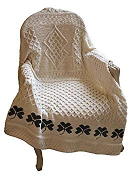 【中古】【輸入品・未使用】Aran Crafts シャムロック ベビースロープ 50x60 ナチュラル (SHAM-THR-NAT)