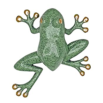 【中古】【輸入品・未使用】Michael Healy Designs MH1401 Tree Frog Door Knocker Brass/Blue Green Patina|スカイマーケットプラス