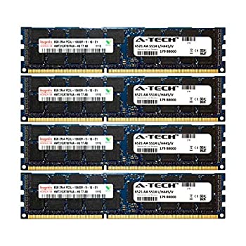 【中古】【インポート品・未当てはめる】A-Tech Hynix 32GB 一揃いの道具 4X 8GB マイコン3-10600 1.35V 其れ相応機種: HP ProLiant SL250S G8 687465-001 SL335S G7 ML370 G6 SL390S G7 DL360 G6 672612