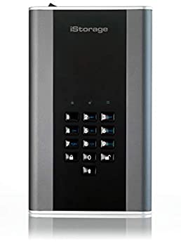 【中古】【輸入品・未使用】iStorage diskAshur DT2 セキュア暗号化ポータブルデスクトップハードドライブ - FIPSレベル2認定 - パスワード保護、ほこりや耐水性、ポータブ