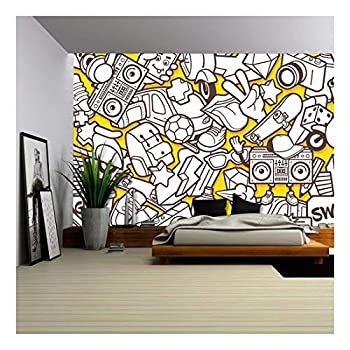 【中古】【輸入品・未使用】wall26???自己粘着壁紙大壁壁画シリーズ 100%ダブルクォーテ%x144%ダブルクォーテ% WMR-WP-X-CA96-100x24x6|スカイマーケットプラス