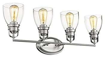 【中古】【インポート品・未当てはめる】4ライトリリーバスかざり付ける台ともし火。