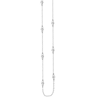 【中古】【輸入品・未使用】DiamondJewelryNY シルバーペンダント 長くて愛らしいイリュージョンディアステーション NCK｜スカイマーケットプラス