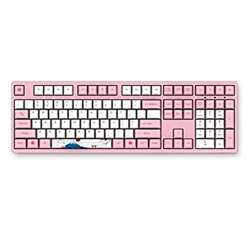 楽天市場】【中古】AKKO 3108 V2 108キーPBTキーキャップ Akko ピンク