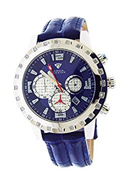 【中古】【輸入品・未使用】Aqua Master 38?mm Round 24?Diamonds Watch Blue Face